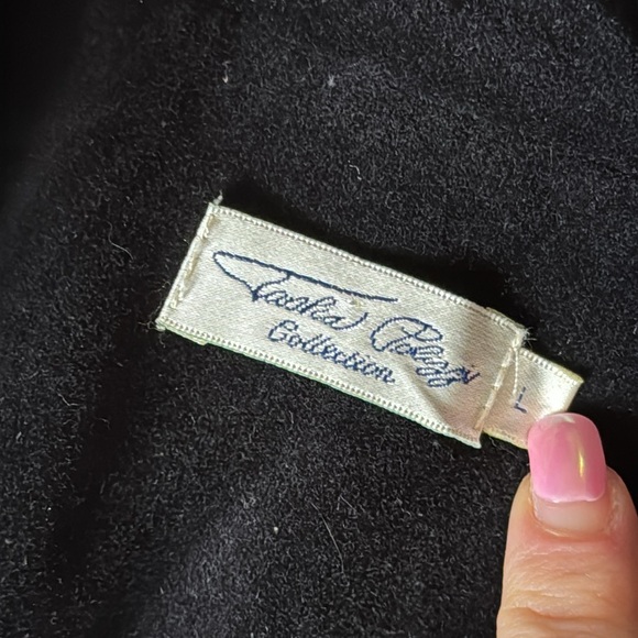 Tasha Polizzi Embroidered Gray Double-Breasted Coat - Picture 9 of 10